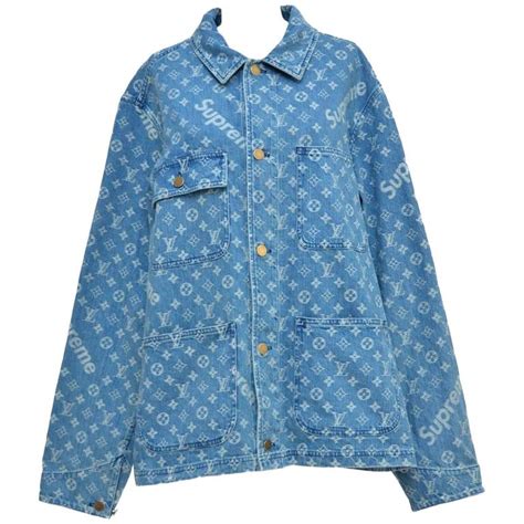 supreme lv blue coat|supreme x louis vuitton.